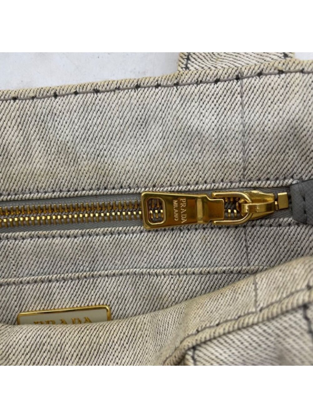 Prada Tote Canapa Canvas Travel - Picture 13 of 15